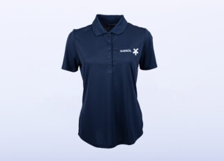 Sasol Navy Polyester Golf Shirt - Ladies'